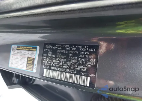 2024 Hyundai Palisade Limited z USA, uszkodzony, nr VIN KM8R54GE1RU688254